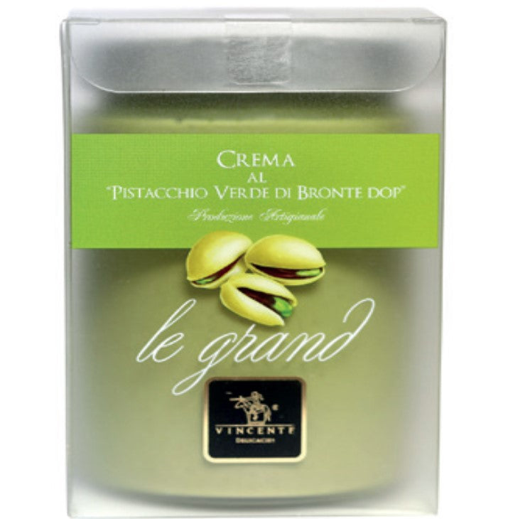 Vincente Pistachio Verde di Bronte DOP Cream, large jar 600g